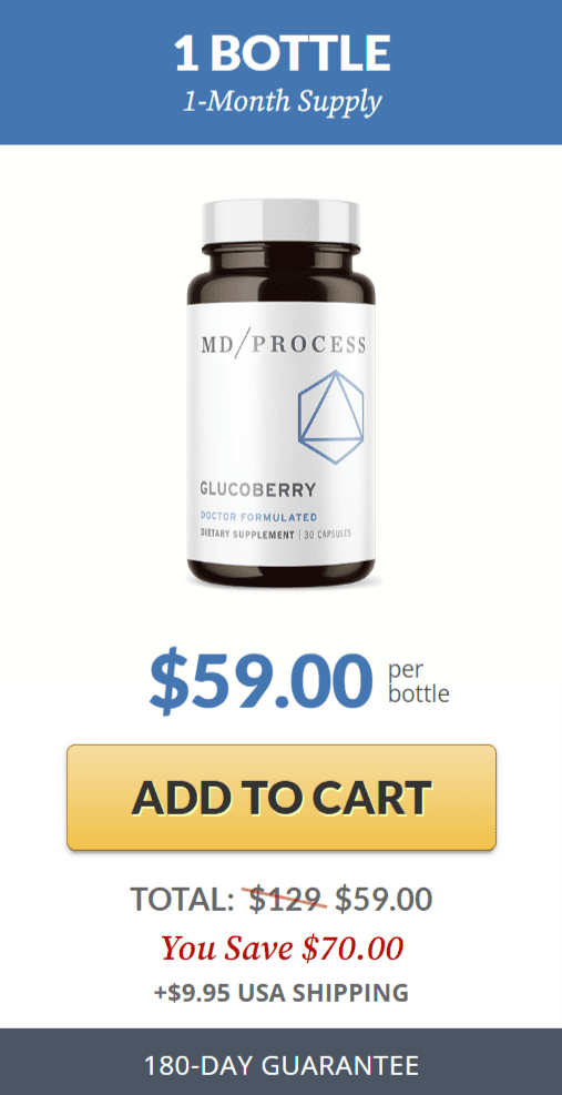 GlucoBerry 1 Bottle